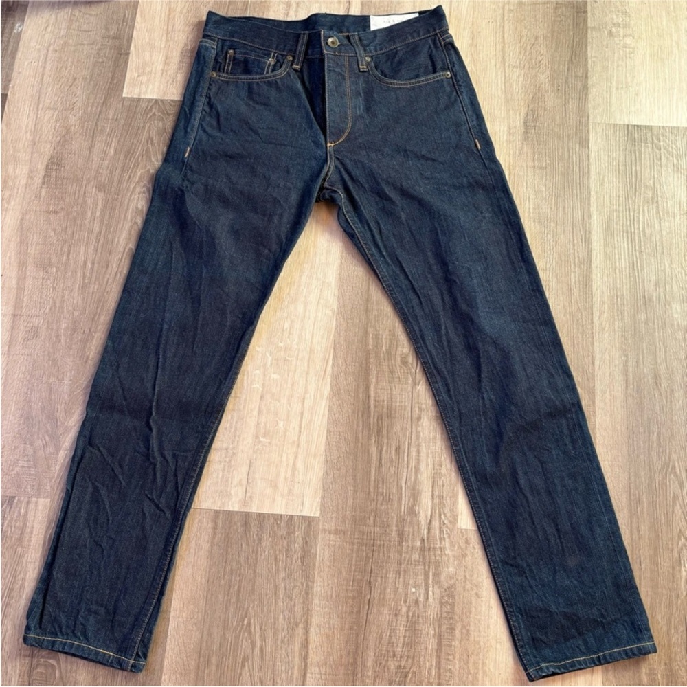 Rag & Bone Jeans Men Dark Blue Fit 2 Slim Size 30 - Picture 6 of 14